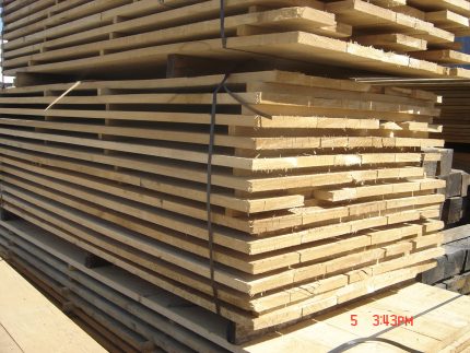 Paquet de 100 x Planches de Chêne – 2400 x 200 x 50 mm